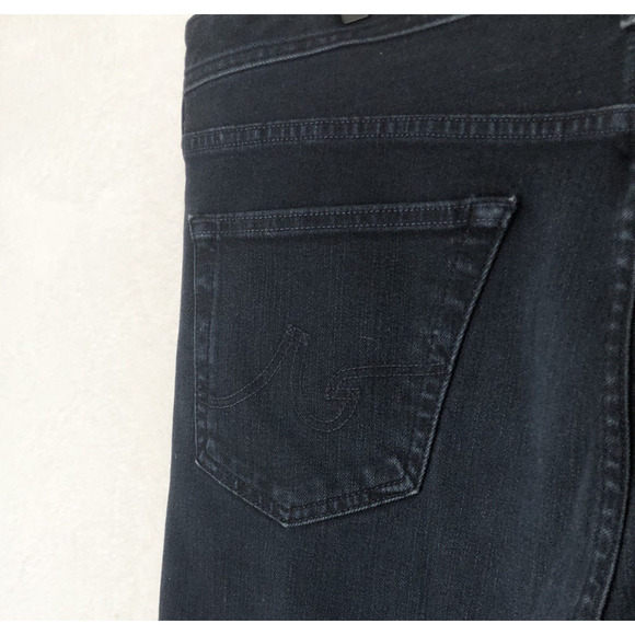 AG Adriano Goldschmied The Graduate Jeans Sz 38x34 Dark‎ Wash Tailored Leg USA - Picture 10 of 11